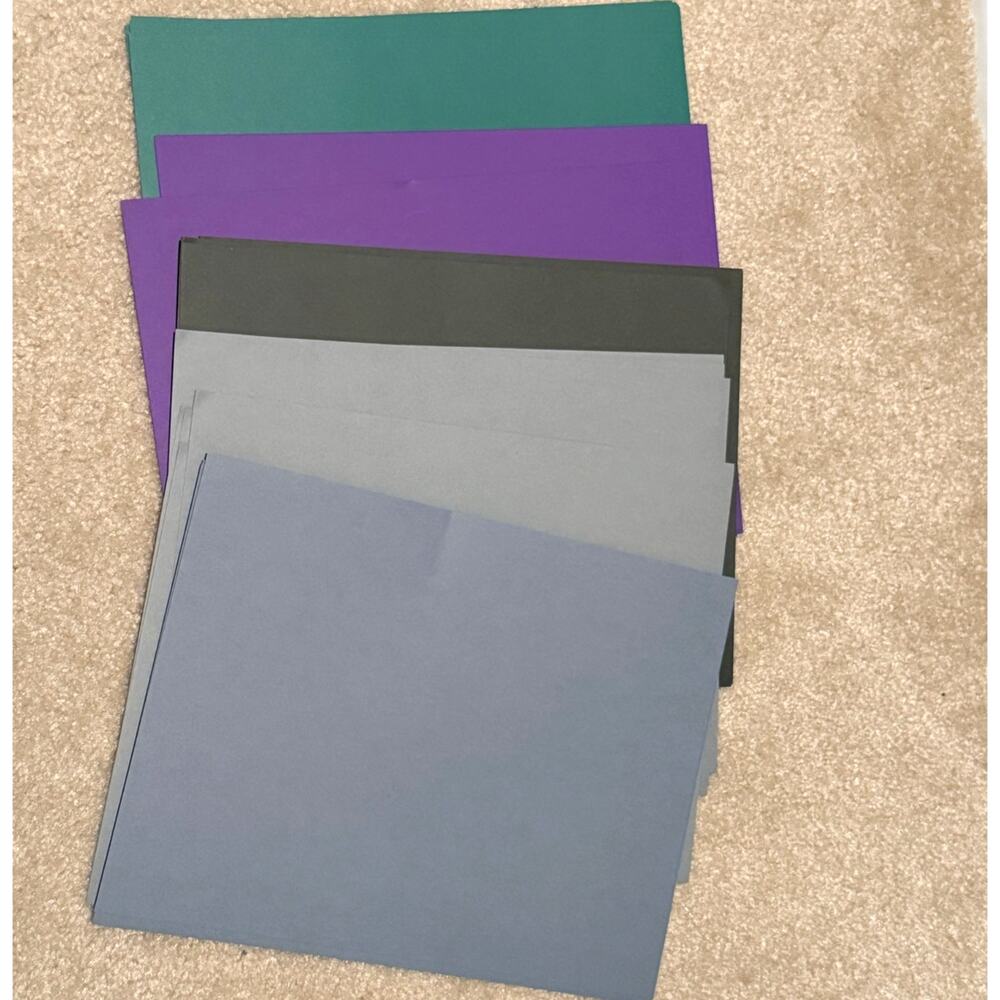 Mixed lot of cardstock paper (59 Sheets)